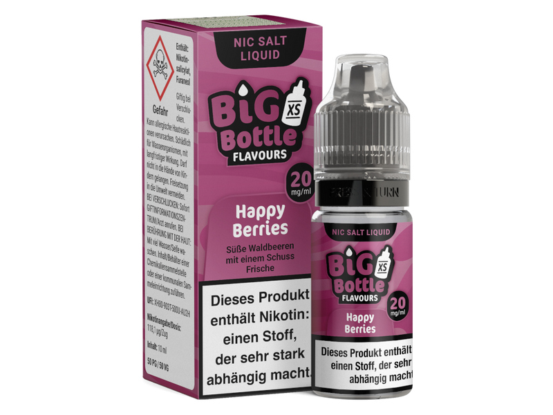 Big Bottle Happy Berries Nikotinsalz Liquid