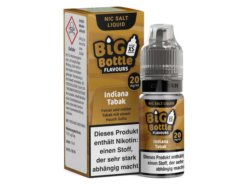 Big Bottle Indiana Tabak Nikotinsalz Liquid
