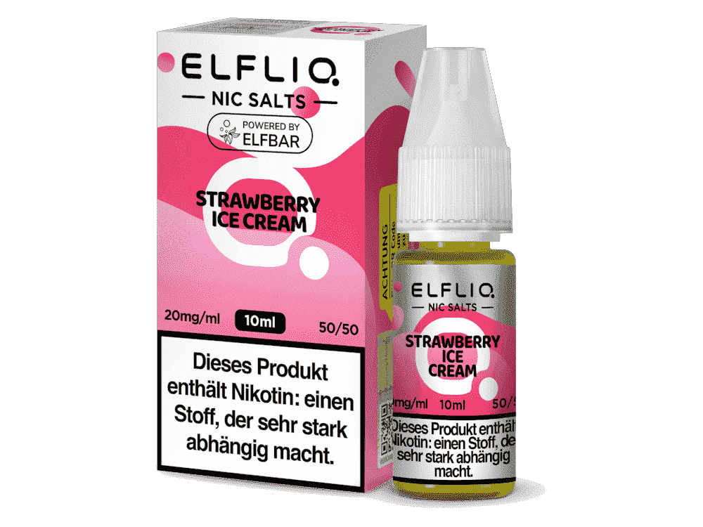 ELFLIQ Strawberry Ice Cream Nikotinsalz Liquid