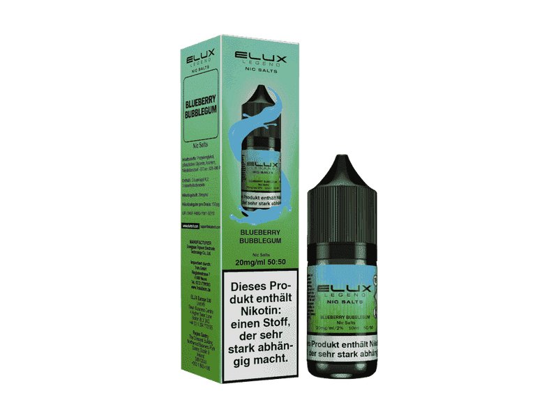 Elux Blueberry Bubblegum Nikotinsalz Liquid