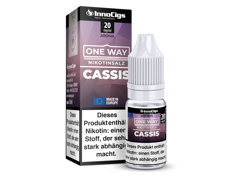InnoCigs One Way Cassis Nikotinsalz Liquid