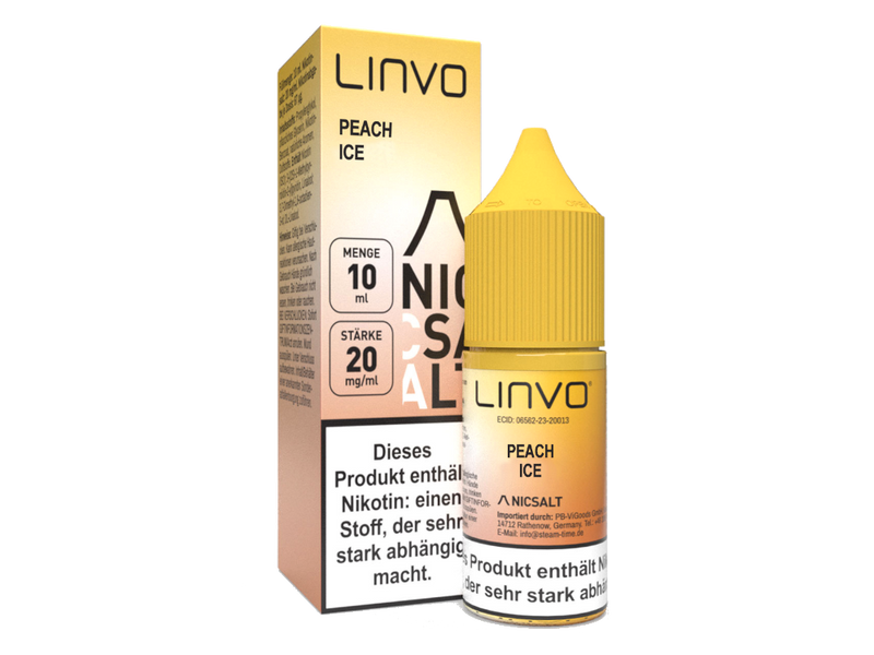 Linvo Peach Ice Nikotinsalz Liquid