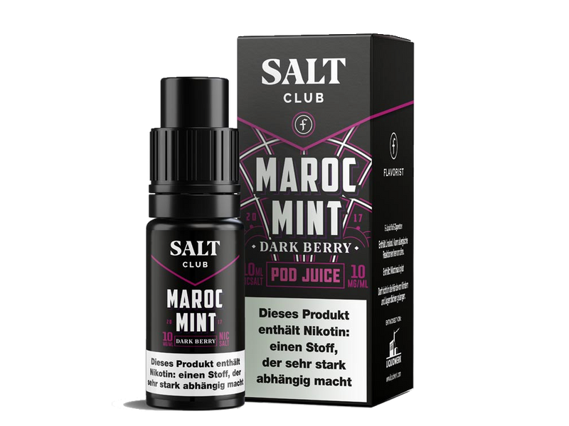 Salt Club Flavorist Maroc Mint Dark Berry Nikotinsalz Liquid