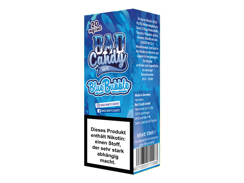 Bad Candy Blue Bubble Nikotinsalz Liquid