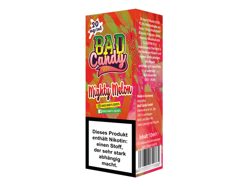 Bad Candy Mighty Melon Nikotinsalz Liquid