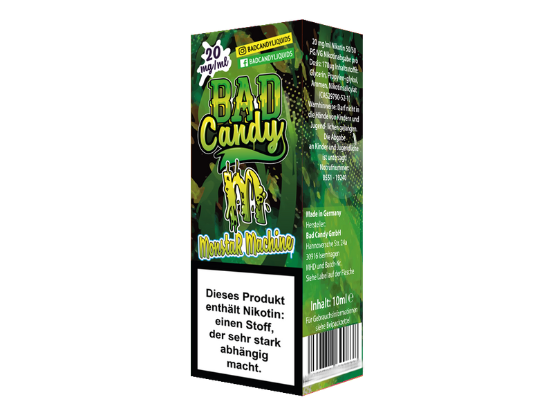 Bad Candy Monstar Machine Nikotinsalz Liquid