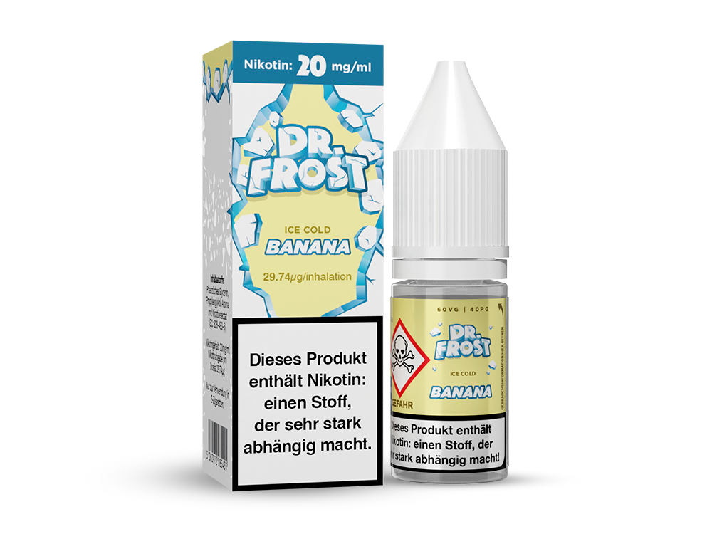 Dr. Frost Ice Cold Banana Nikotinsalz Liquid