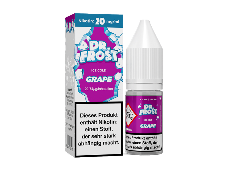 Dr. Frost Ice Cold Grape Nikotinsalz Liquid