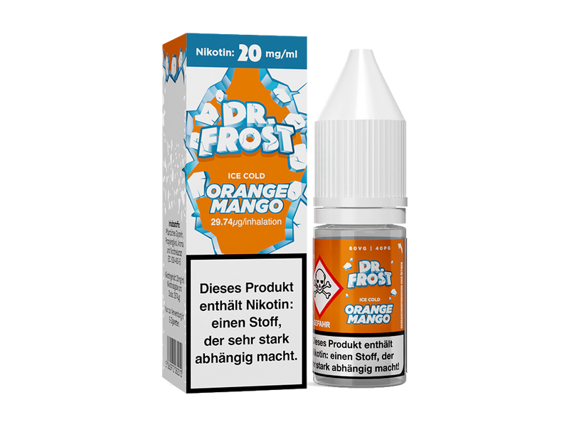 Dr. Frost Ice Cold Orange Mango Nikotinsalz Liquid