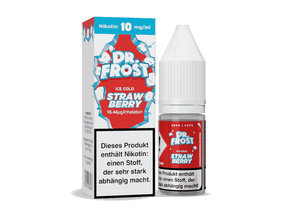 Dr. Frost Ice Cold Strawberry Nikotinsalz Liquid