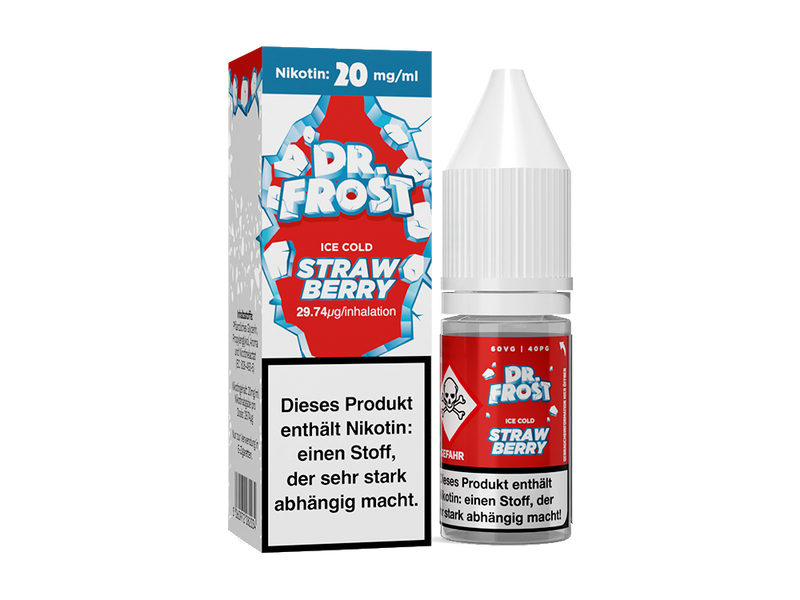 Dr. Frost Ice Cold Strawberry Nikotinsalz Liquid