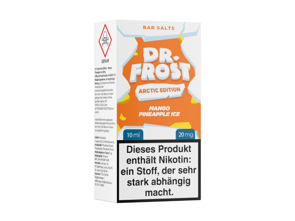 Dr. Frost Mango Pineapple Ice Arctic Edition Nikotinsalz Liquid