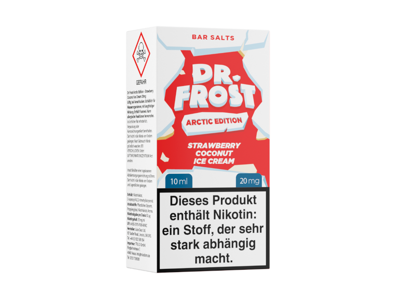 Dr. Frost Strawberry Coconut Ice Cream Arctic Edition Nikotinsalz Liquid