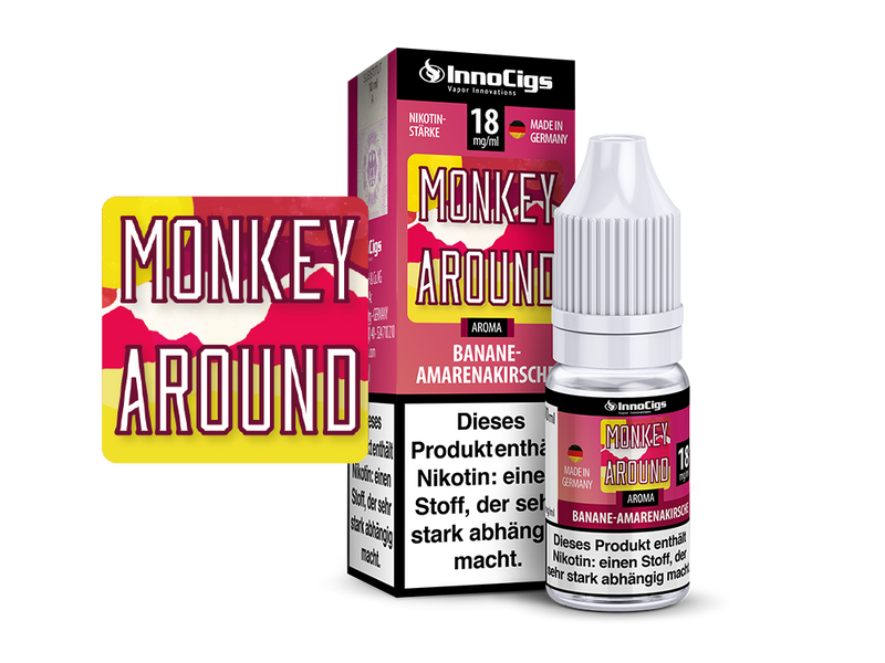 InnoCigs Monkey Around Bananen-Amarenakirsche Aroma Liquid