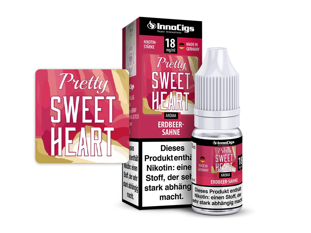 InnoCigs Pretty Sweetheart Sahne-Erdbeer Aroma Liquid