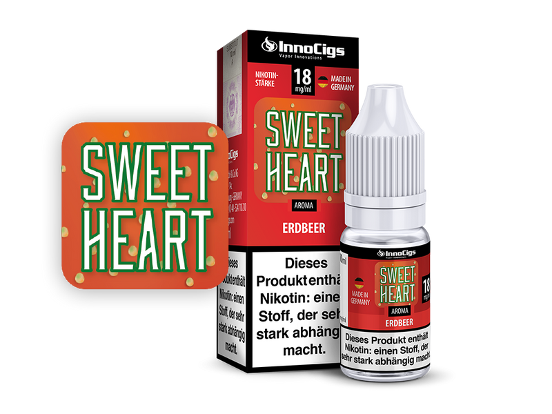 InnoCigs Sweetheart Erdbeer Aroma Liquid
