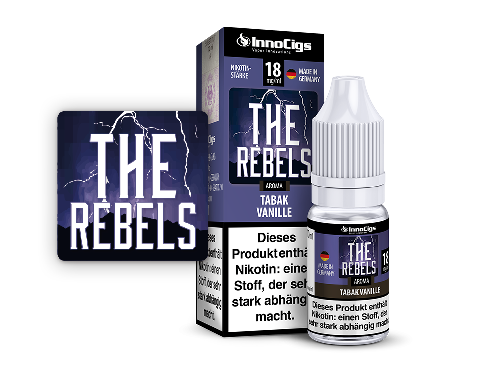 InnoCigs The Rebels Tabak Vanille Aroma Liquid