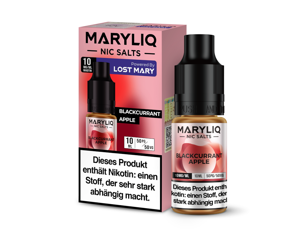MARYLIQ Blackcurrant Apple Nikotinsalz Liquid