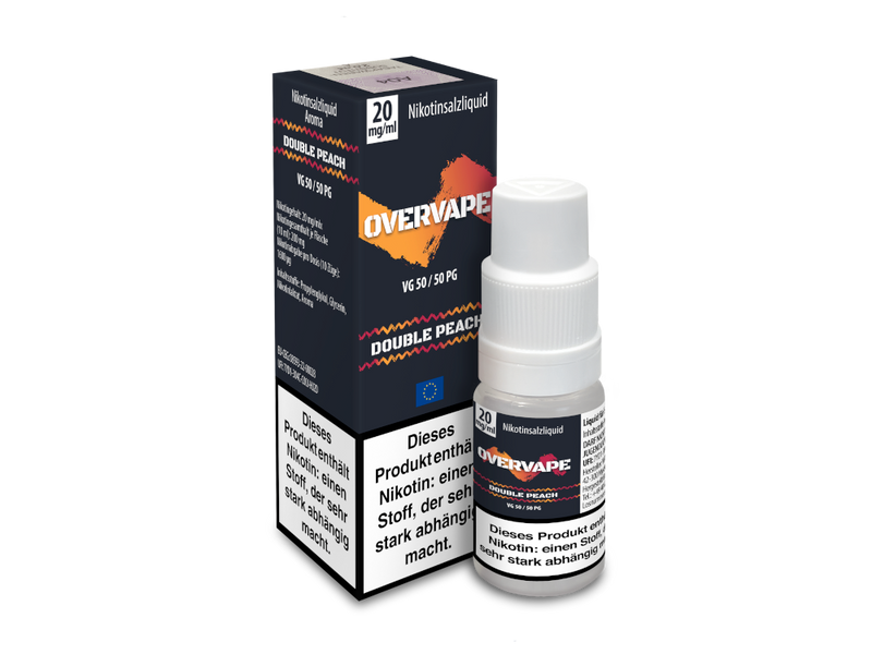 Overvape Double Peach Nikotinsalz Liquid 20mg