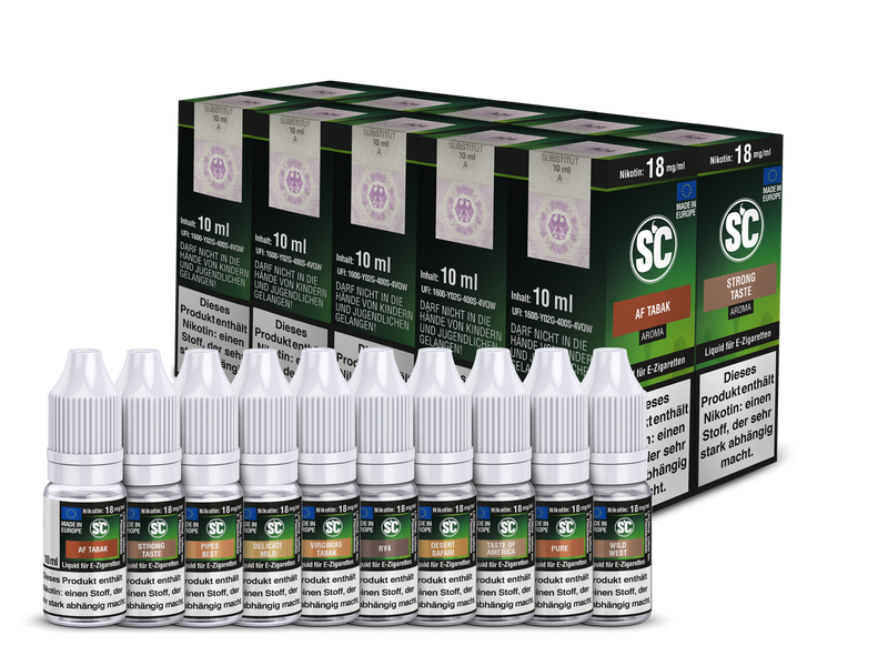 SC Tobacco Liquid Probierbox