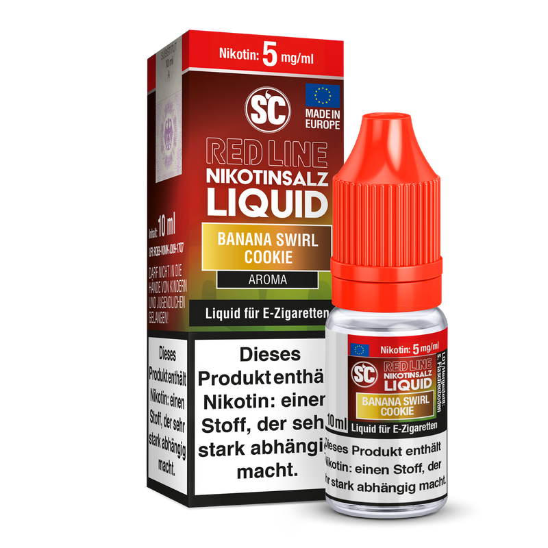 SC Red Line Banana Swirl Cookie Nikotinsalz Liquid