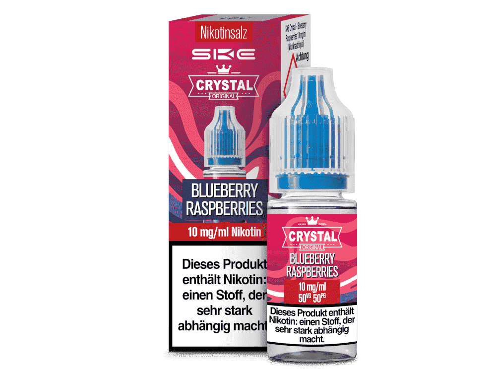 SKE Crystal Blueberry Raspberries Nikotinsalz Liquid