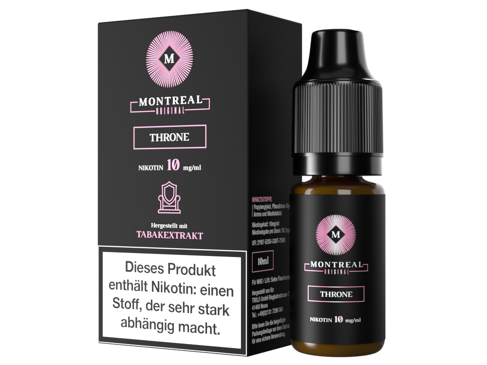 Montreal Original Throne Nikotinsalz Liquid