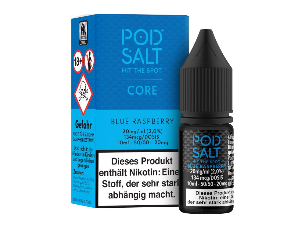 Pod Salt Core Blue Raspberry Nikotinsalz Liquid