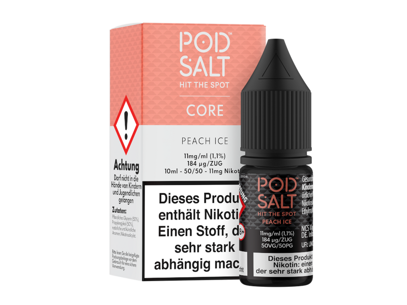 Pod Salt Core Peach Ice Nikotinsalz Liquid