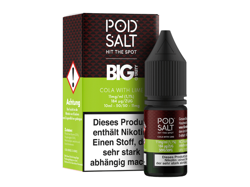 Pod Salt Fusion Cola with Lime Nikotinsalz Liquid