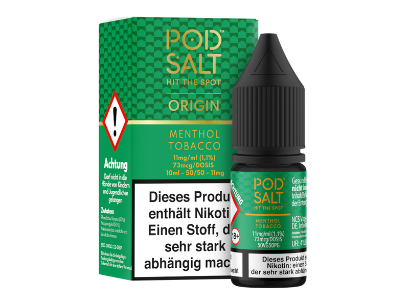 Pod Salt Origin Menthol Tobacco Nikotinsalz Liquid