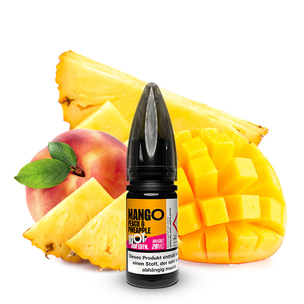 Riot Squad BAR EDTN Mango Peach Pineapple 10ml Nikotinsalz Liquid