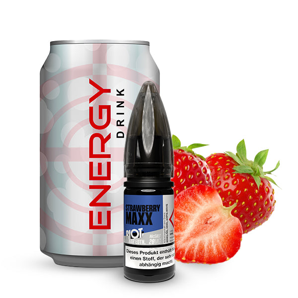 Riot Squad BAR EDTN Strawberry MAXX Energy 10ml Nikotinsalz Liquid