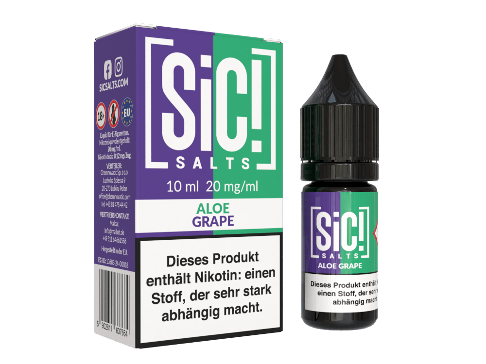 SiC! Salts Aloe Grape Nikotinsalz Liquid