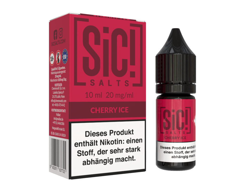 SiC! Salts Cherry Ice Nikotinsalz Liquid