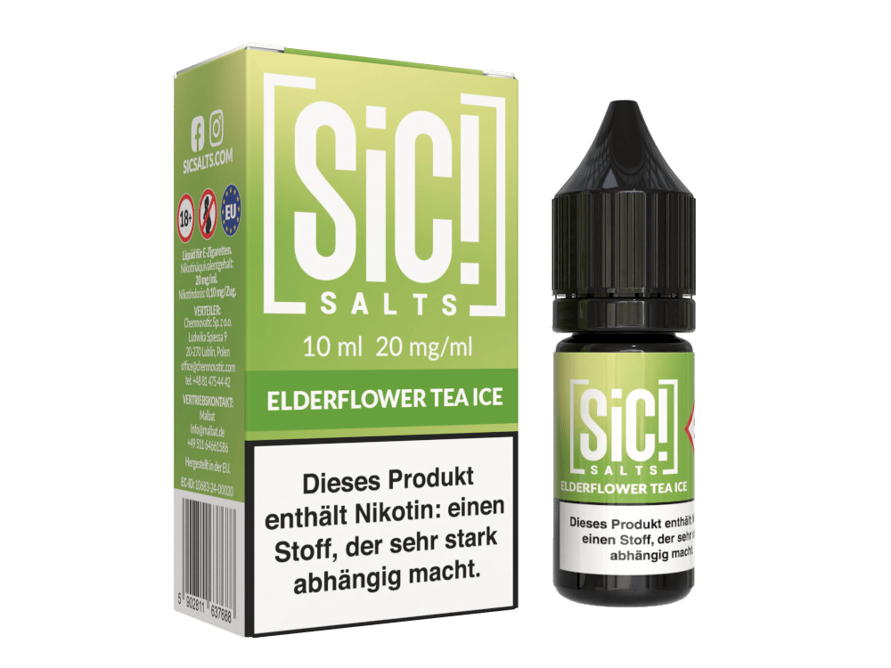 SiC! Salts Elderflower Tea Ice  Nikotinsalz Liquid
