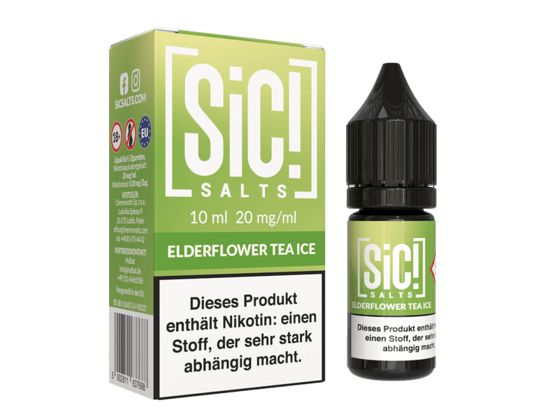 SiC! Salts Elderflower Tea Ice  Nikotinsalz Liquid