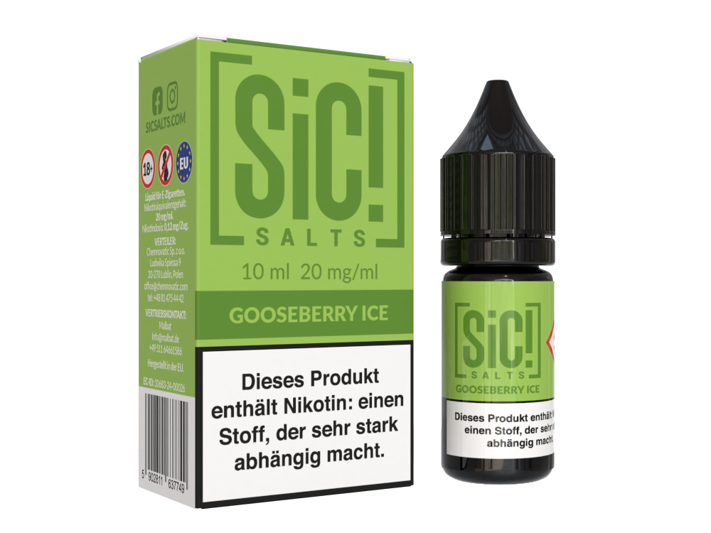 SiC! Salts Gooseberry Ice Nikotinsalz Liquid