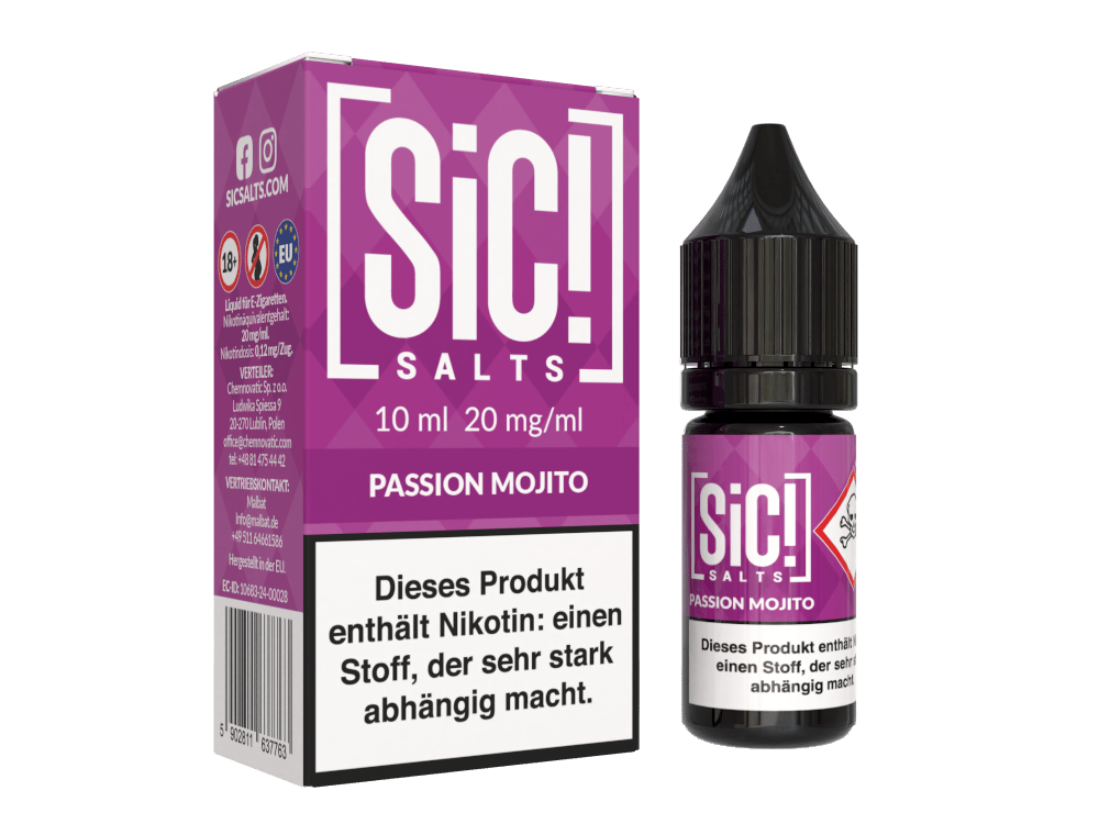 SiC! Salts Passion Mojito Nikotinsalz Liquid