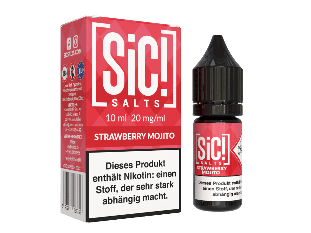 SiC! Salts Strawberry Mojito Nikotinsalz Liquid