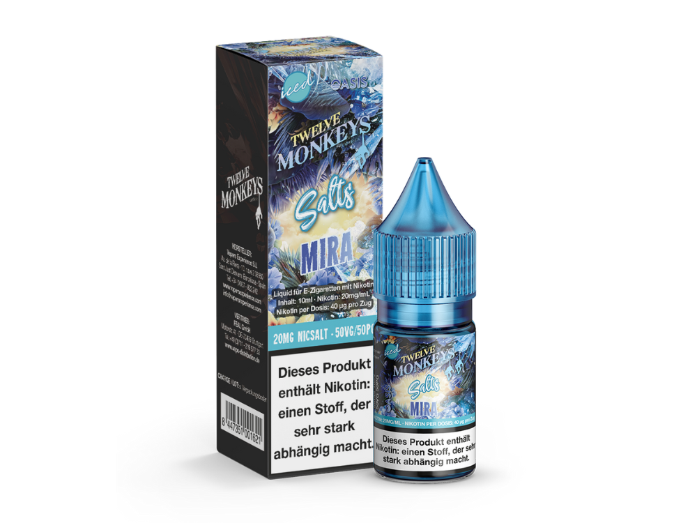 Twelve Monkeys Iced Mira Nikotinsalz Liquid