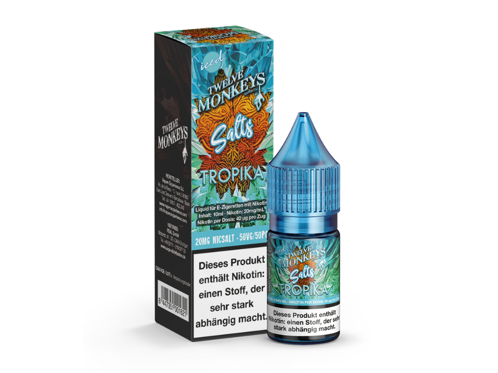 Twelve Monkeys Iced Tropika Nikotinsalz Liquid