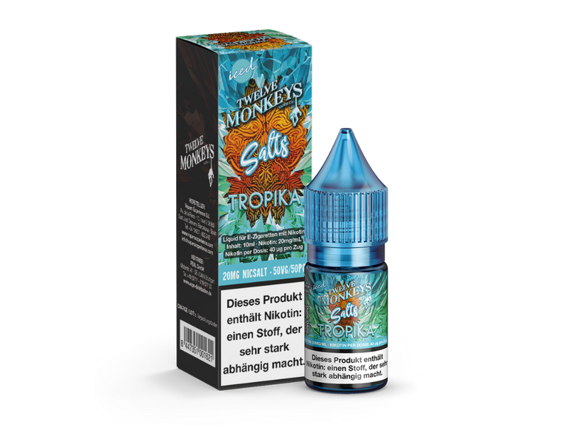 Twelve Monkeys Iced Tropika Nikotinsalz Liquid