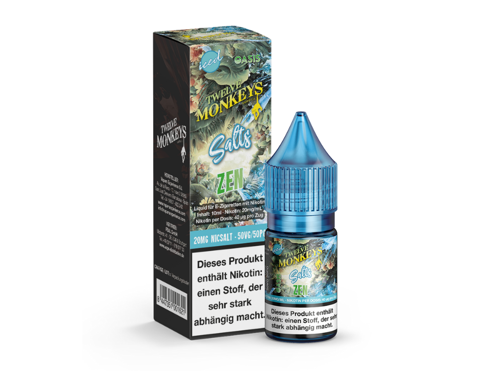 Twelve Monkeys Iced Zen Nikotinsalz Liquid