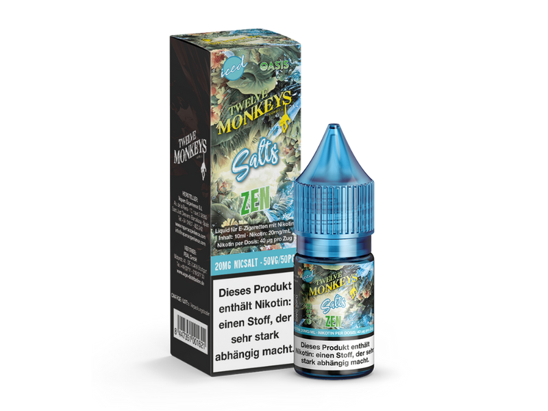 Twelve Monkeys Iced Zen Nikotinsalz Liquid