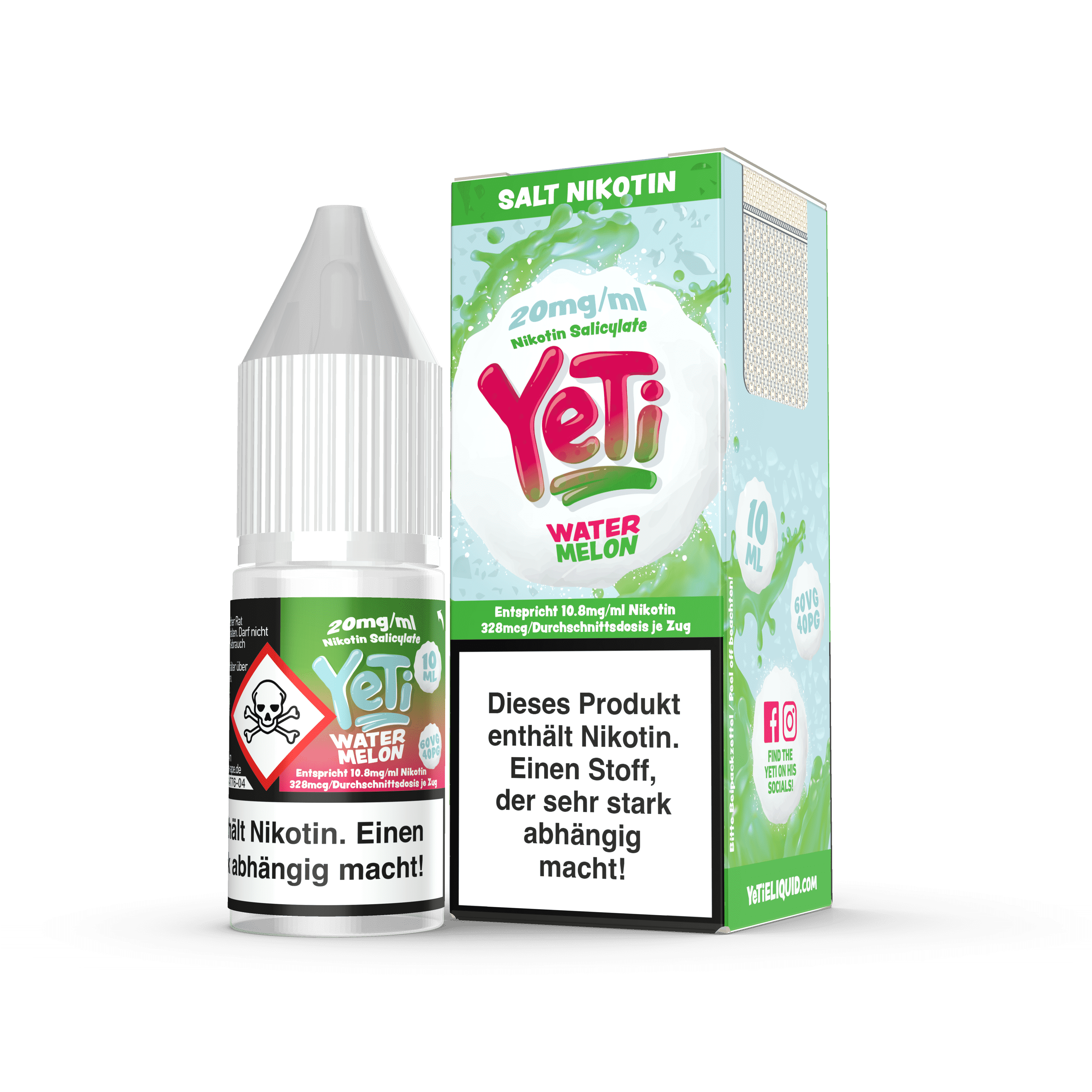 YeTi Watermelon Nikotinsalz Liquid