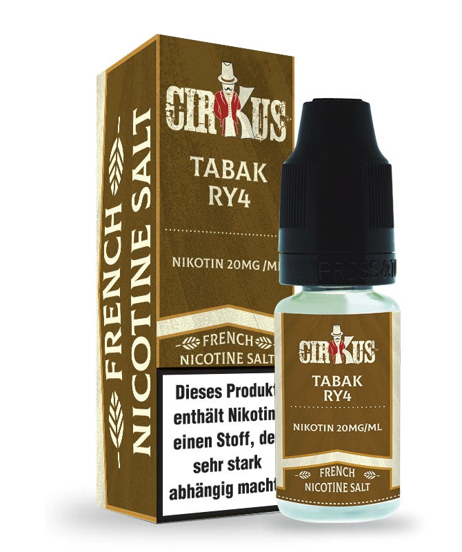 Tabak RY4 Nikotinsalz Liquid - Authentic CirKus
