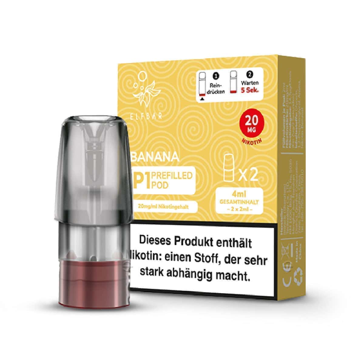 Elf Bar Mate 500 P1 Pods 2er-Pack