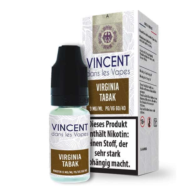 Virginia Tabak Liquid von Vincent bestellen Virginia Tabak Liquid von Vincent bestellen