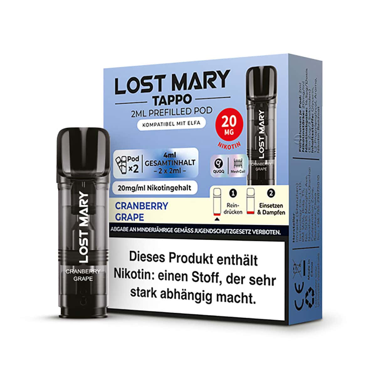 Lost Mary Tappo Prefilled Pods 2er-Pack